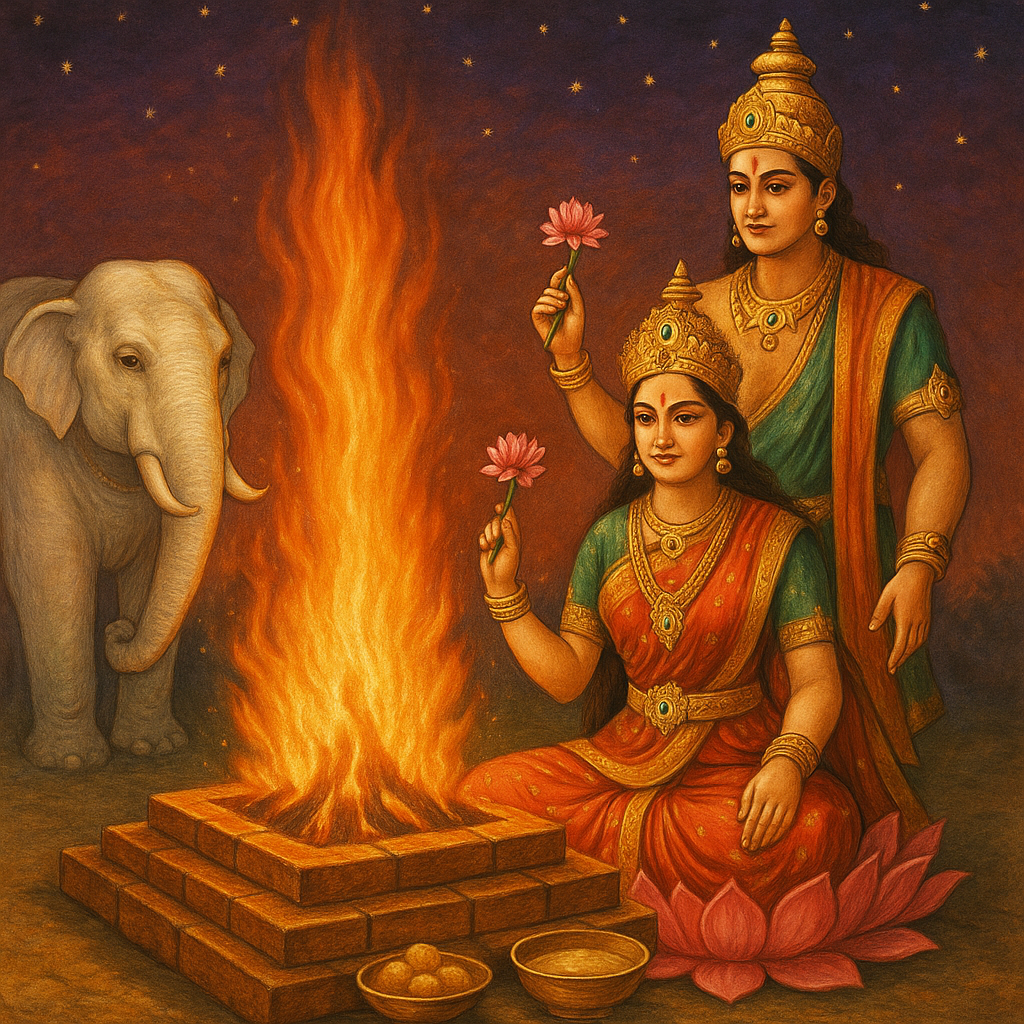 PURATTASI POURNAMI MAHALAKSHMI & INDRA HOMAM-6.10.25