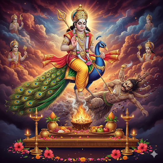 SKANDA SASHTI 2025 – SHATRU SAMHARA TRISHATI HOMA-OCT 22ND-27TH